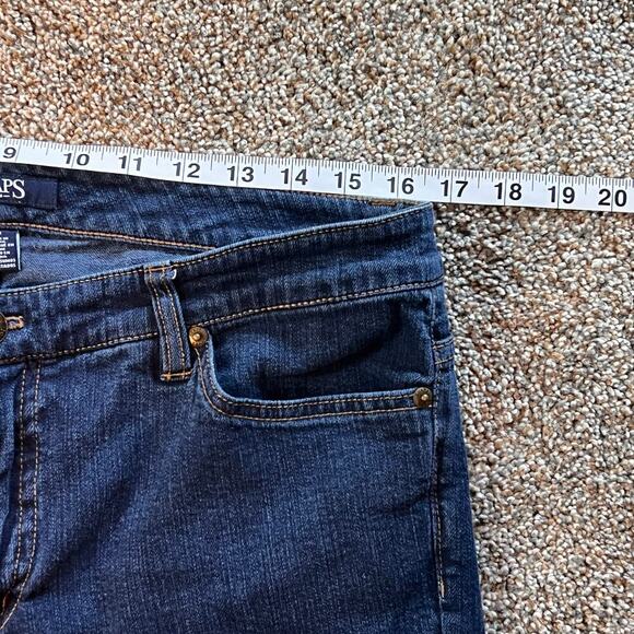 Chaps Womens' Daniella Curvy Straight Leg Slimming Fit Denim Jeans  Size 12 - Picture 4 of 8
